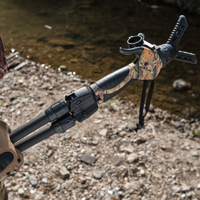 Lightweight Hunting Tripod 1.1m-1.8m For Outdoor Activities