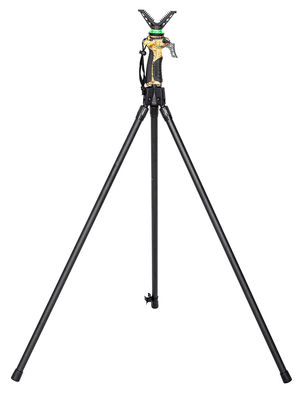 Ball Head Height Adjustable Hunting Tripod 25-105cm Folded Length 50cm